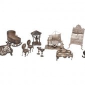 Eleven Silver Miniature Articl