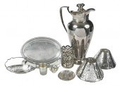 ELEVEN SILVER TABLE ITEMS20th