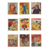 ELEVEN "SKY BIRDS" CARDS BY NA