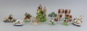 ELEVEN STAFFORDSHIRE FIGURES E