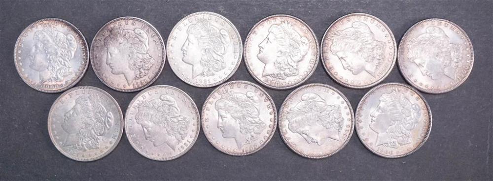 ELEVEN U.S. MORGAN SILVER