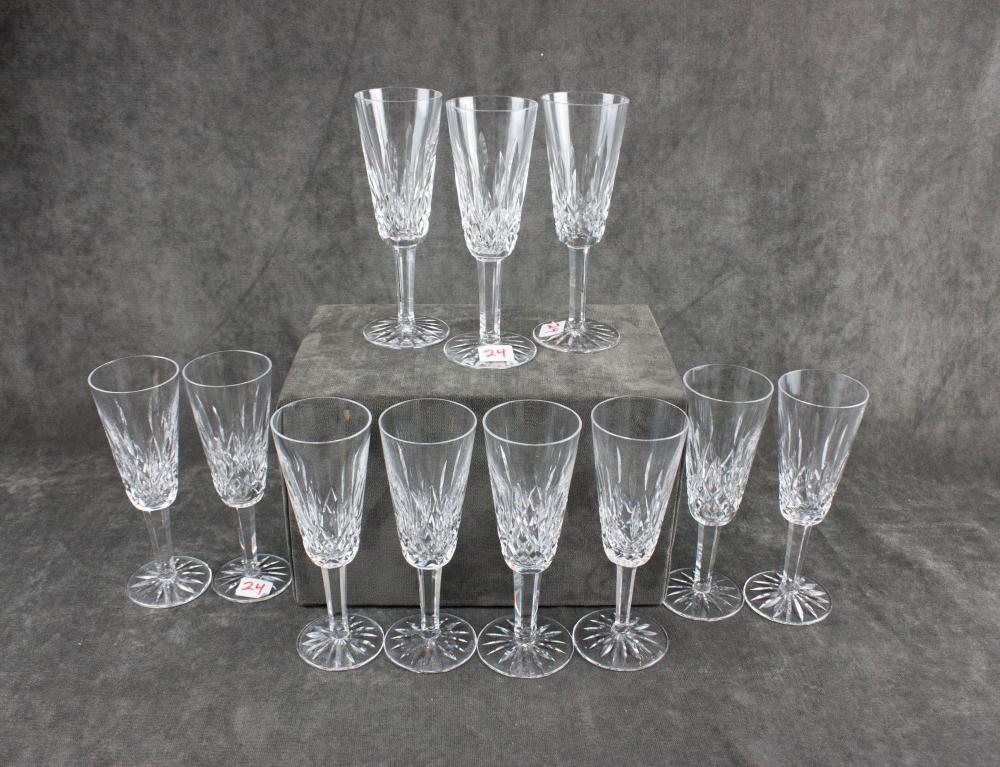 ELEVEN WATERFORD CRYSTAL