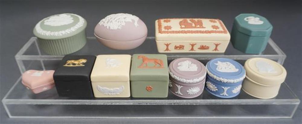 ELEVEN WEDGWOOD JASPERWARE