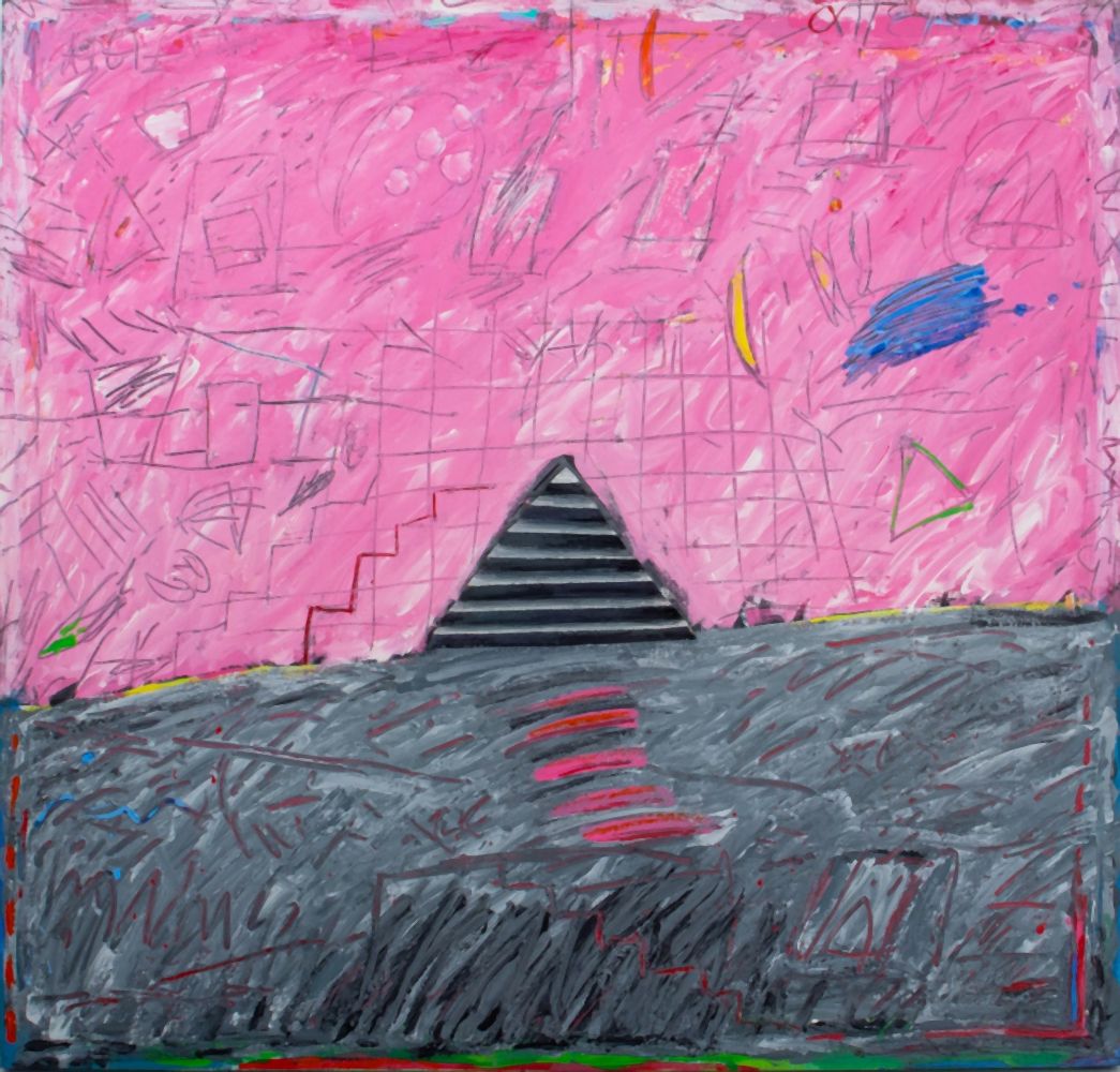 ELFI SCHUSELKA ABSTRACT MIXED MEDIA