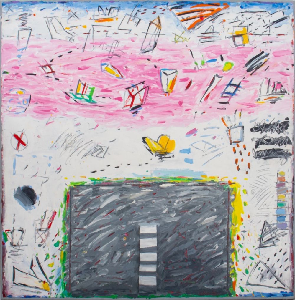 ELFI SCHUSELKA ABSTRACT MIXED MEDIA