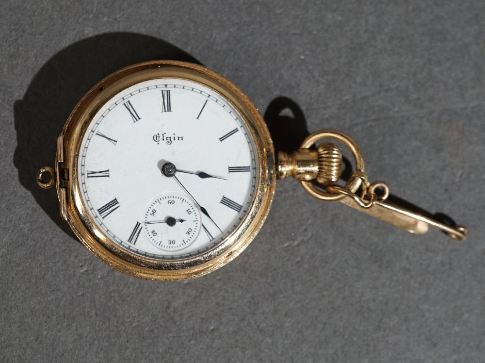 ELGIN 14-KARAT YELLOW-GOLD POCKET