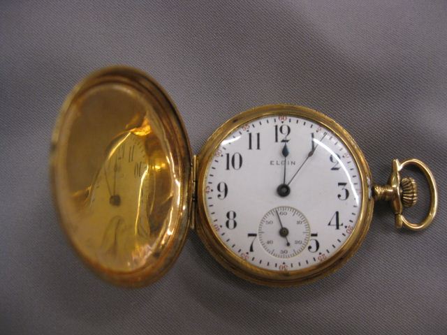 Elgin 14k Gold Pocketwatch fancy