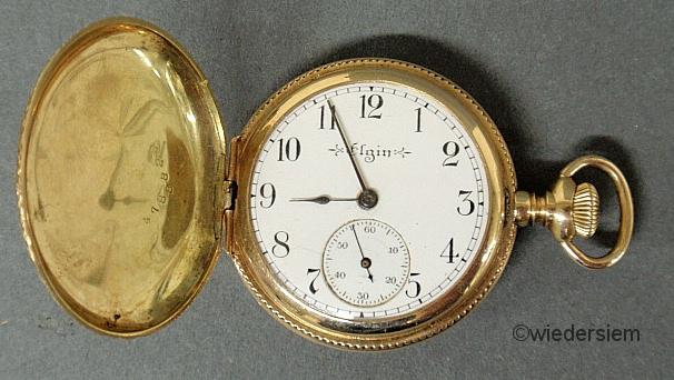 Elgin 14k y.g. pocket watch.