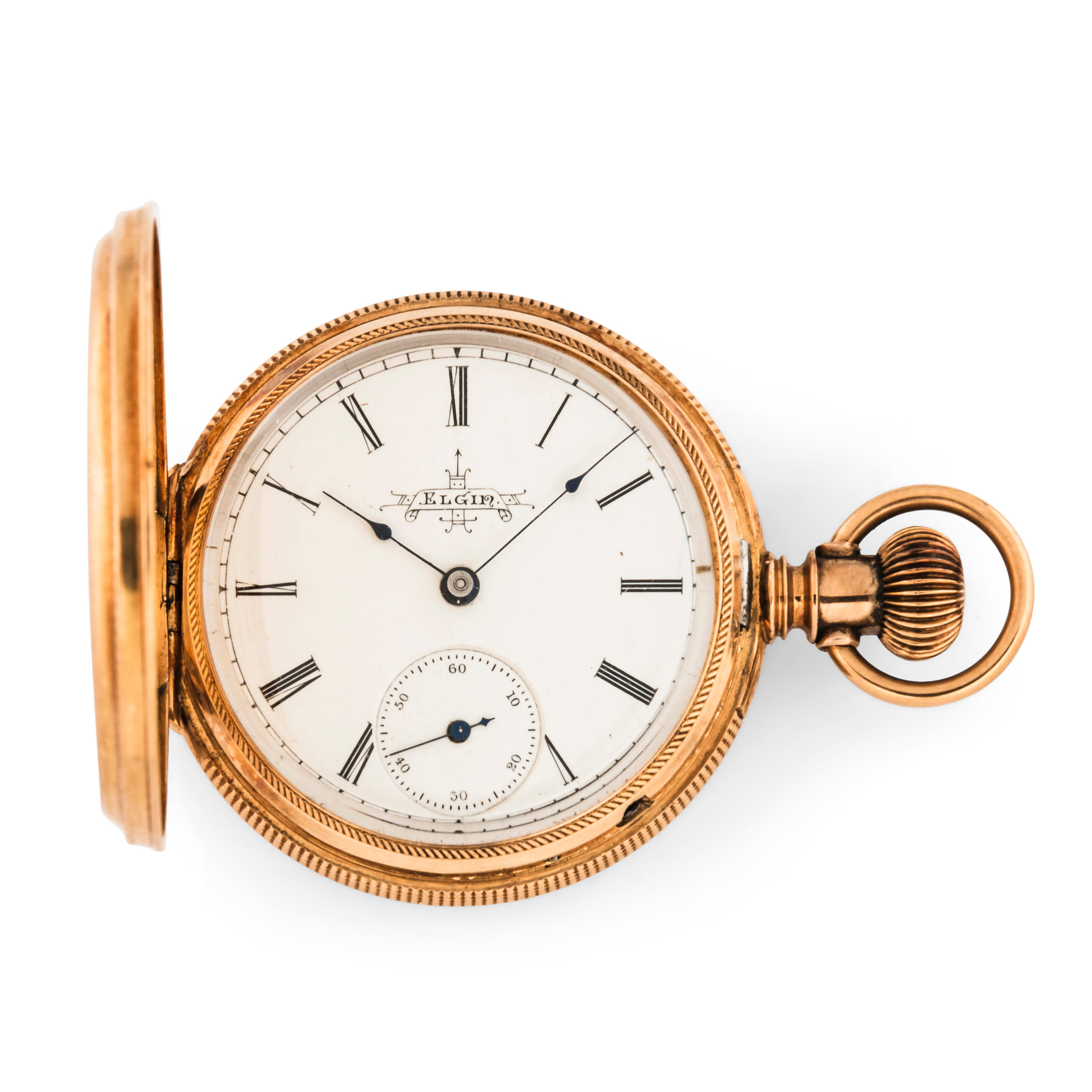 ELGIN 14KT GOLD HUNTER-CASE WATCH