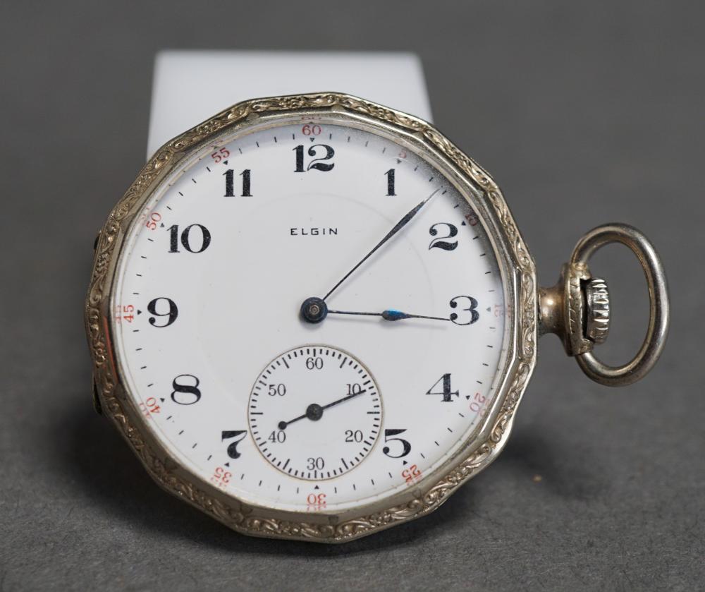 ELGIN 17-JEWEL OPENFACE POCKET