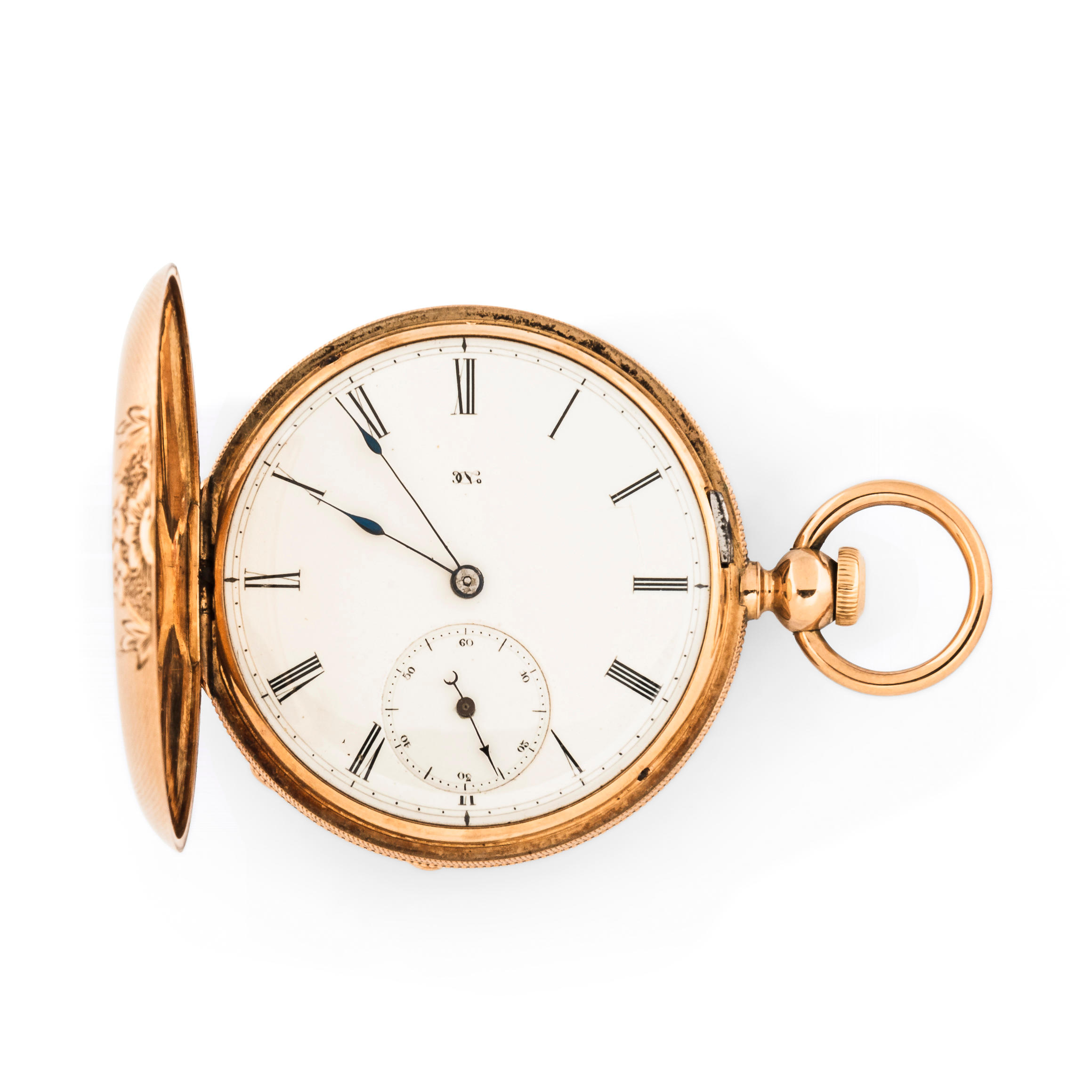ELGIN 18KT GOLD HUNTER-CASE WATCH