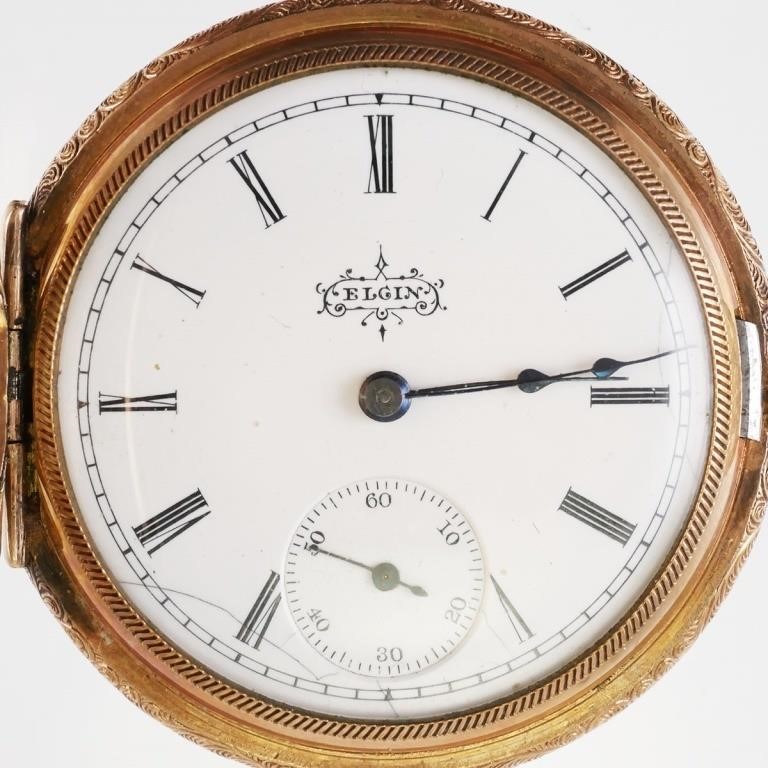 ELGIN GOLD FILLED 7J POCKET WATCH