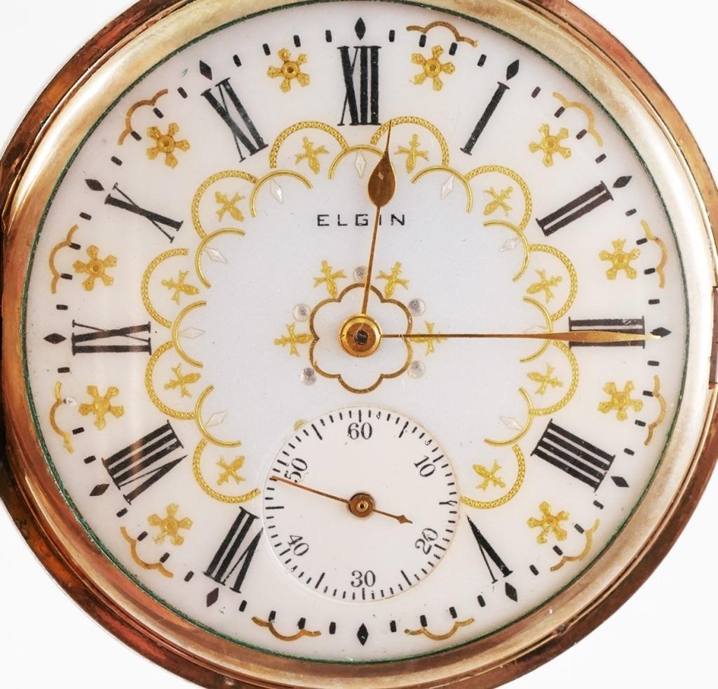 ELGIN GOLD FILLED EAGLE HUNTER CASE