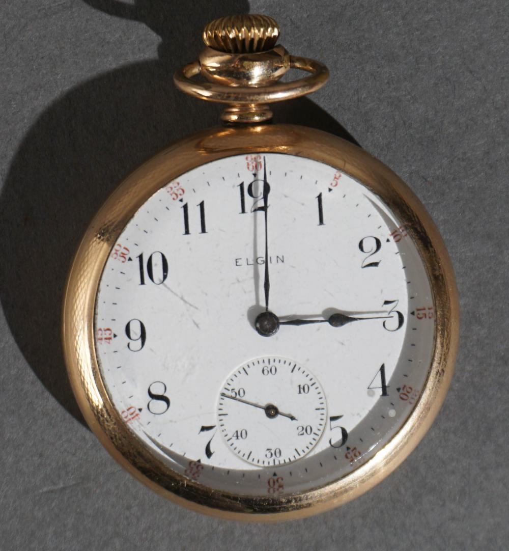 ELGIN GOLD-FILLED OPEN FACE