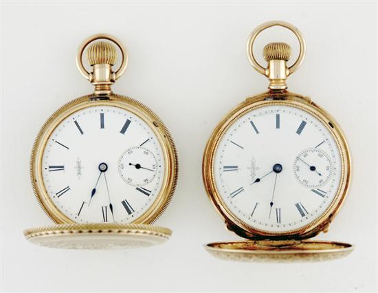 Elgin gold hunting case pocket