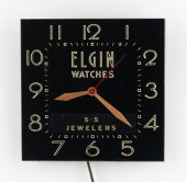Elgin jewelers Clock. S.S. Jew