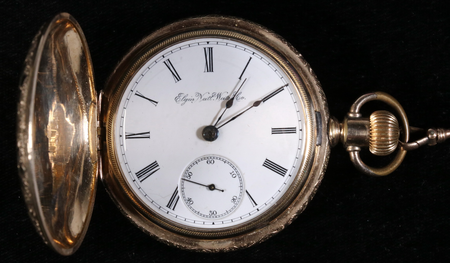 ELGIN POCKET WATCH WITH CHAIN AND