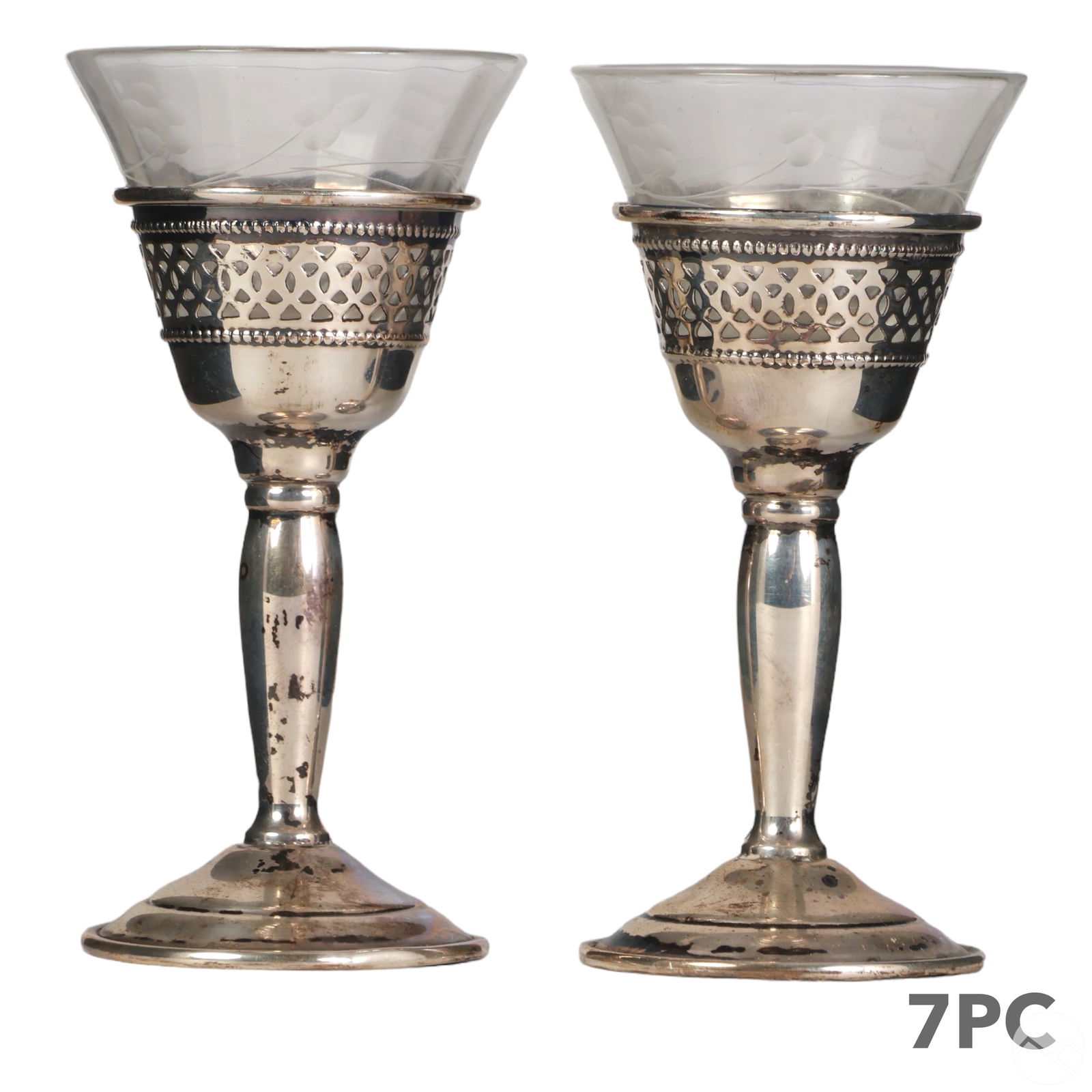 ELGIN STERLING & CRYSTAL CORDIAL