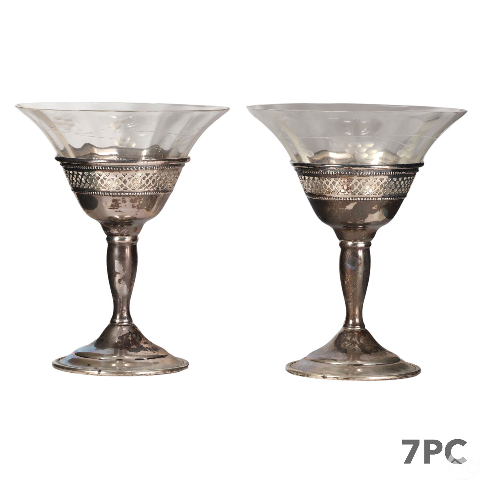 ELGIN STERLING & CRYSTAL MARTINI