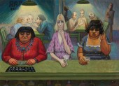 ELI LEVIN (B. 1938), "THREE CU