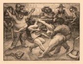 ELI LEVIN, WOMEN FIGHTINGEli L