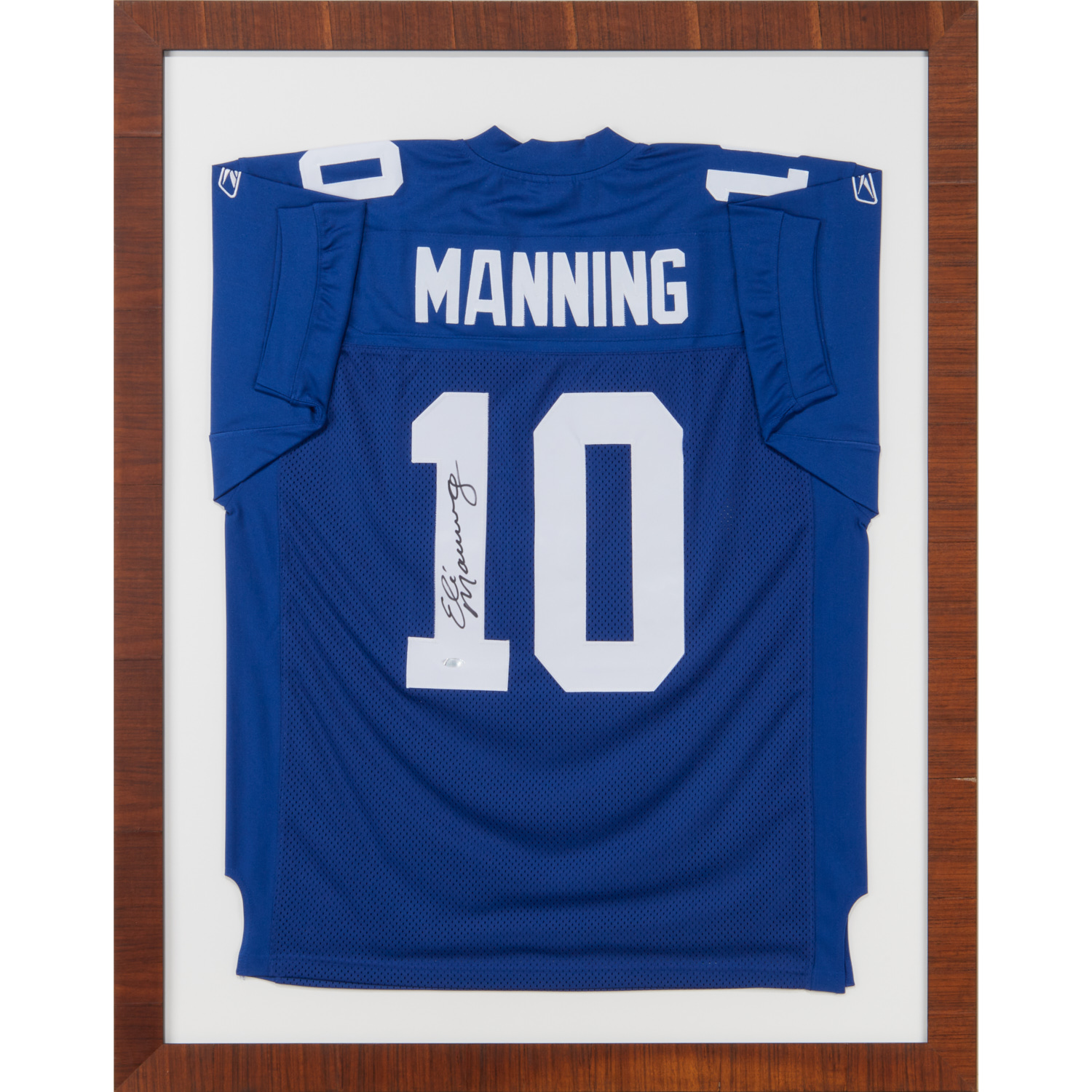 ELI MANNING, SIGNED & FRAMED JERSEY