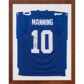 ELI MANNING, SIGNED & FRAMED J
