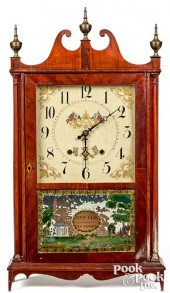 ELI TERRY MAHOGANY PILLAR AND
