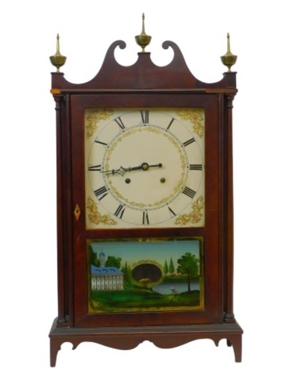 ELI TERRY SHELF CLOCK. 19TH