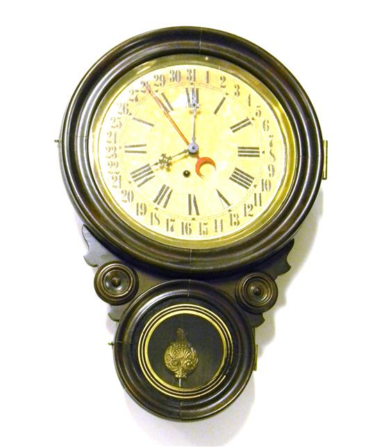 Elias Ingraham ''Ionic'' wall clock