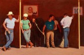 ELIAS RIVERA, WAITING AT THE P