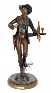ELIE HAZAK BRONZE, WYATT EARP.
