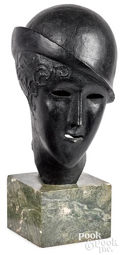 ELIE NADELMAN BRONZE MAN'S HEADElie