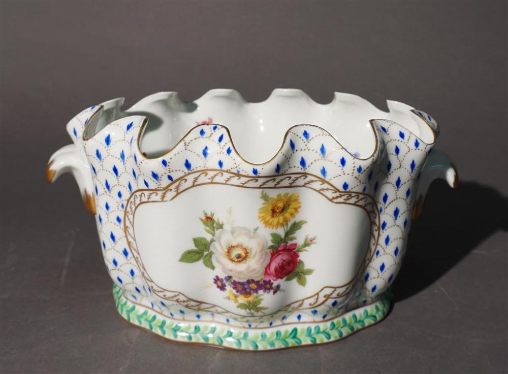 ELIOS GILT AND FLORAL DECORATED