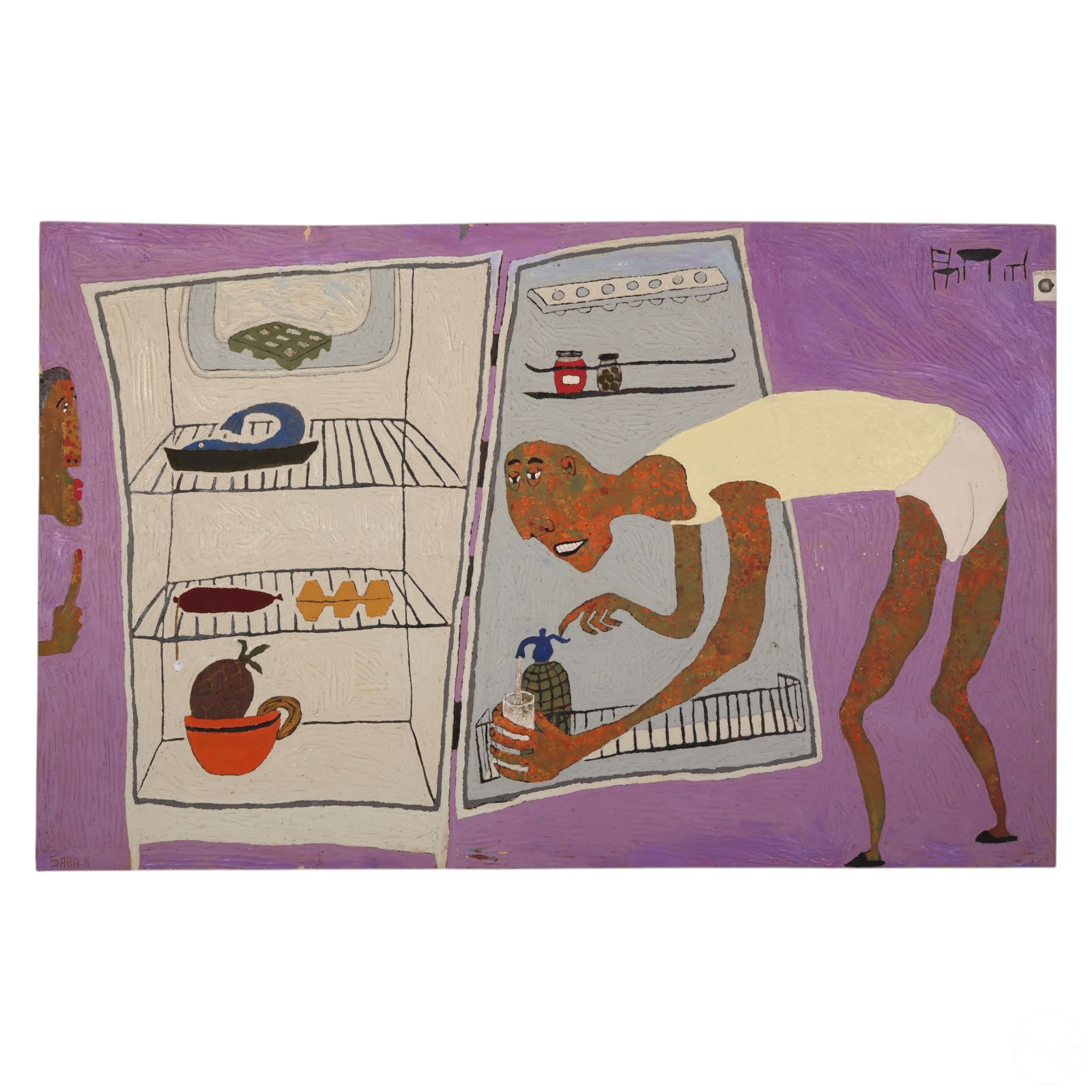 ELISABETH SABALA B.1956 FIGURAL
