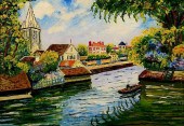 ELISEE MACLET O/C, CANAL SCENE
