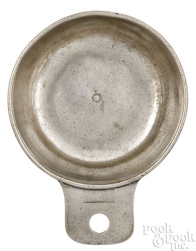 ELISHA KIRK MARKED PEWTER