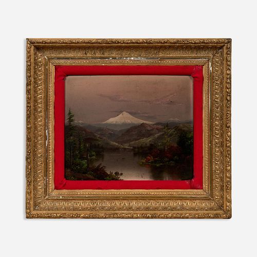 ELIZA BARCHUS "MOUNT HOOD" OIL ON