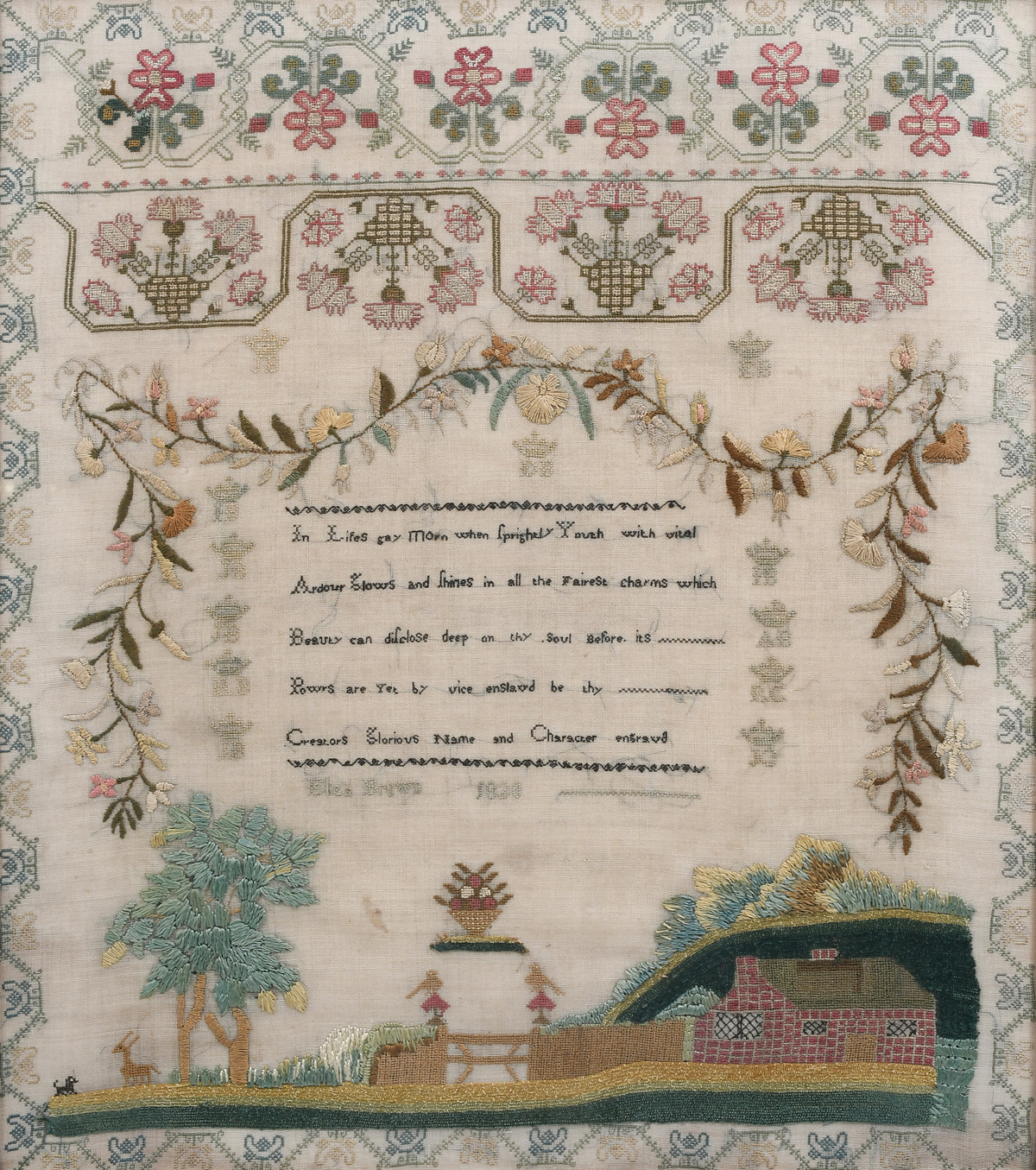 ELIZA BROWN 1820 FOLK ART