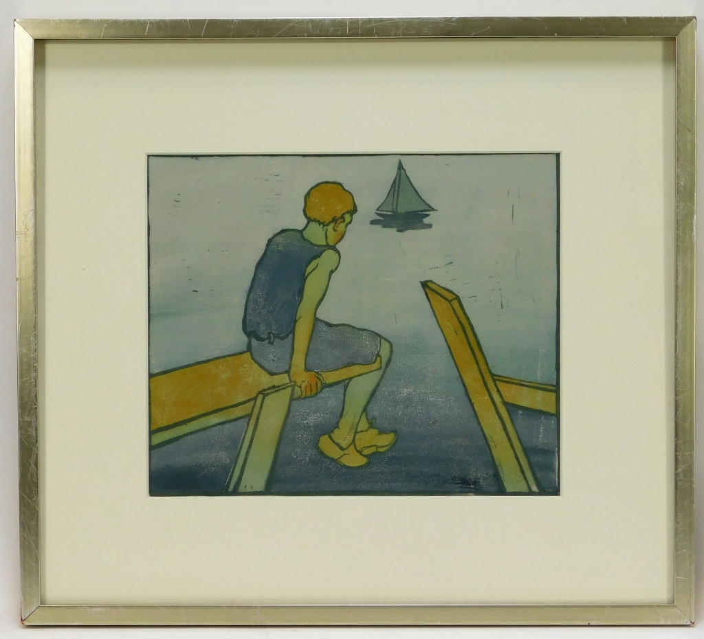 ELIZA D. GARDINER BOY STARING OUT