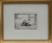 ELIZA DRAPER GARDNER ETCHING "