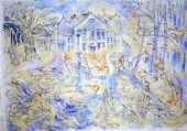 Elizabeth Cramp (1929-) waterc