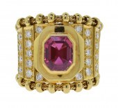 ELIZABETH GAGE 18K GOLD PINK S