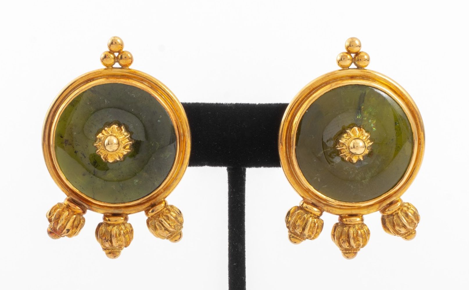 ELIZABETH GAGE 18K TOURMALINE &