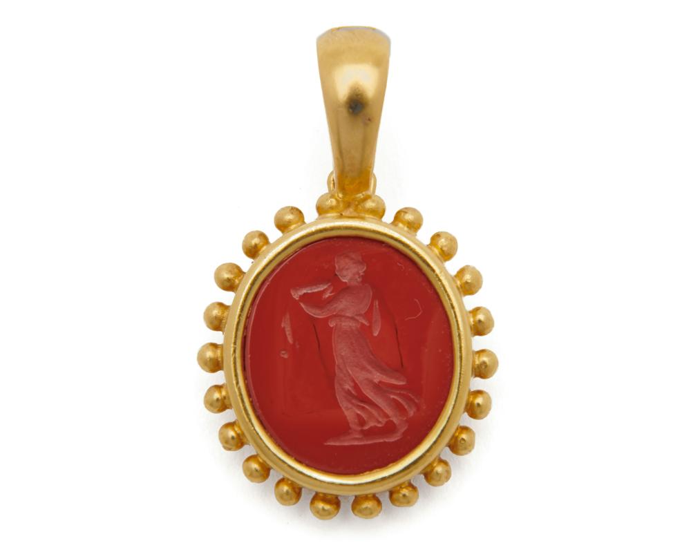 ELIZABETH LOCKE 18K GOLD AND