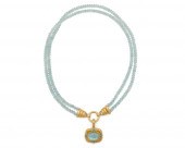 ELIZABETH LOCKE 18K GOLD, GLAS
