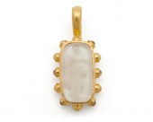 ELIZABETH LOCKE 18K GOLD, GLAS