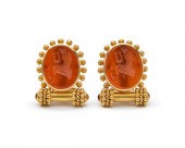 ELIZABETH LOCKE 18K GOLD, GLAS
