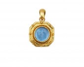 ELIZABETH LOCKE 18K GOLD, GLAS