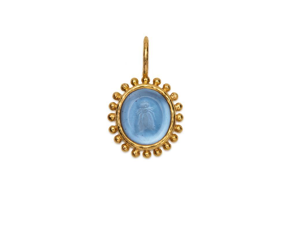 ELIZABETH LOCKE 18K GOLD, GLASS